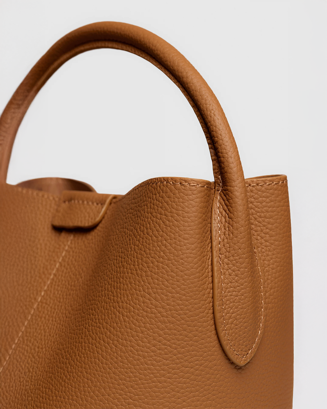 Morena Leather Bucket Bag