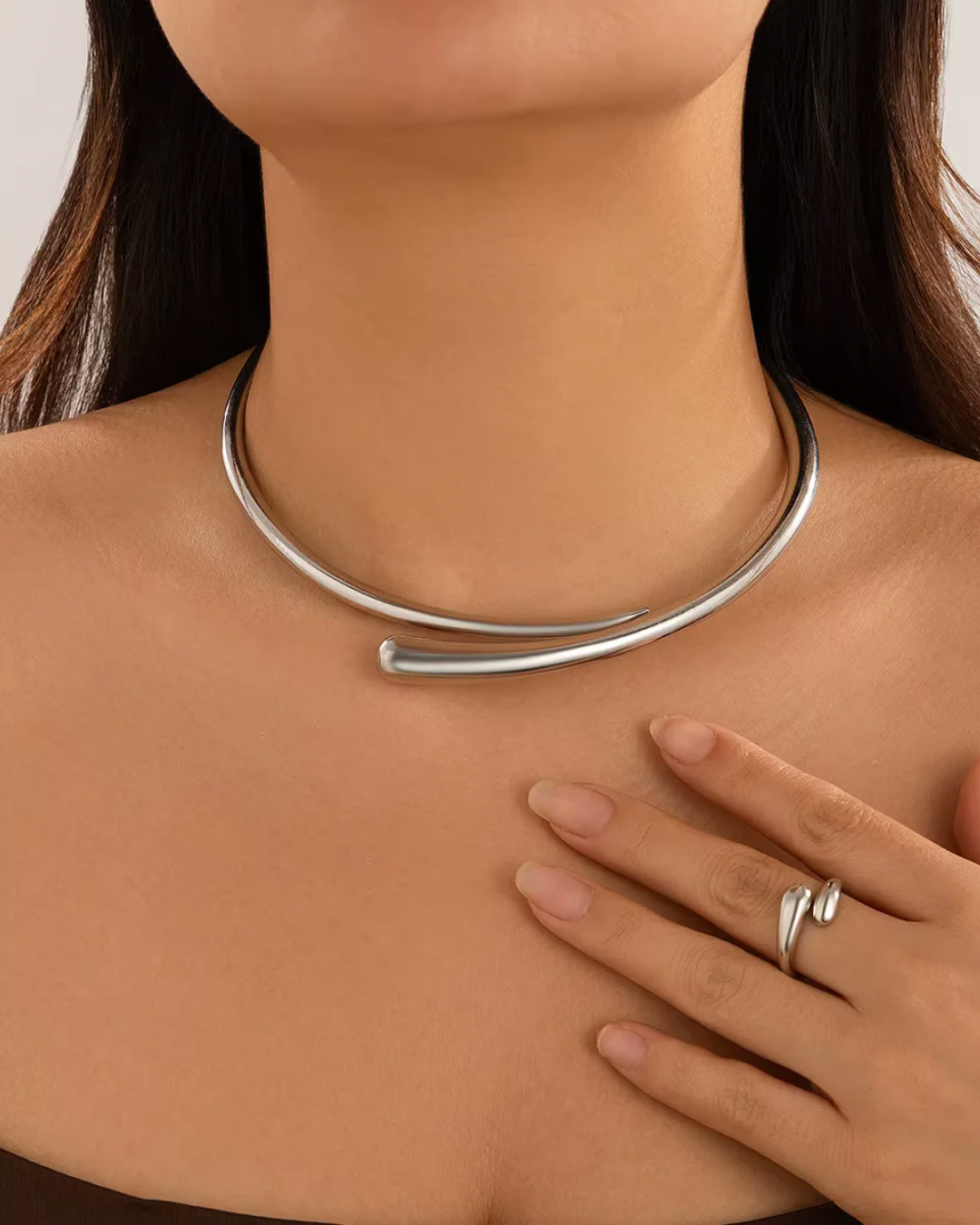 Chiara Metal Choker Chain