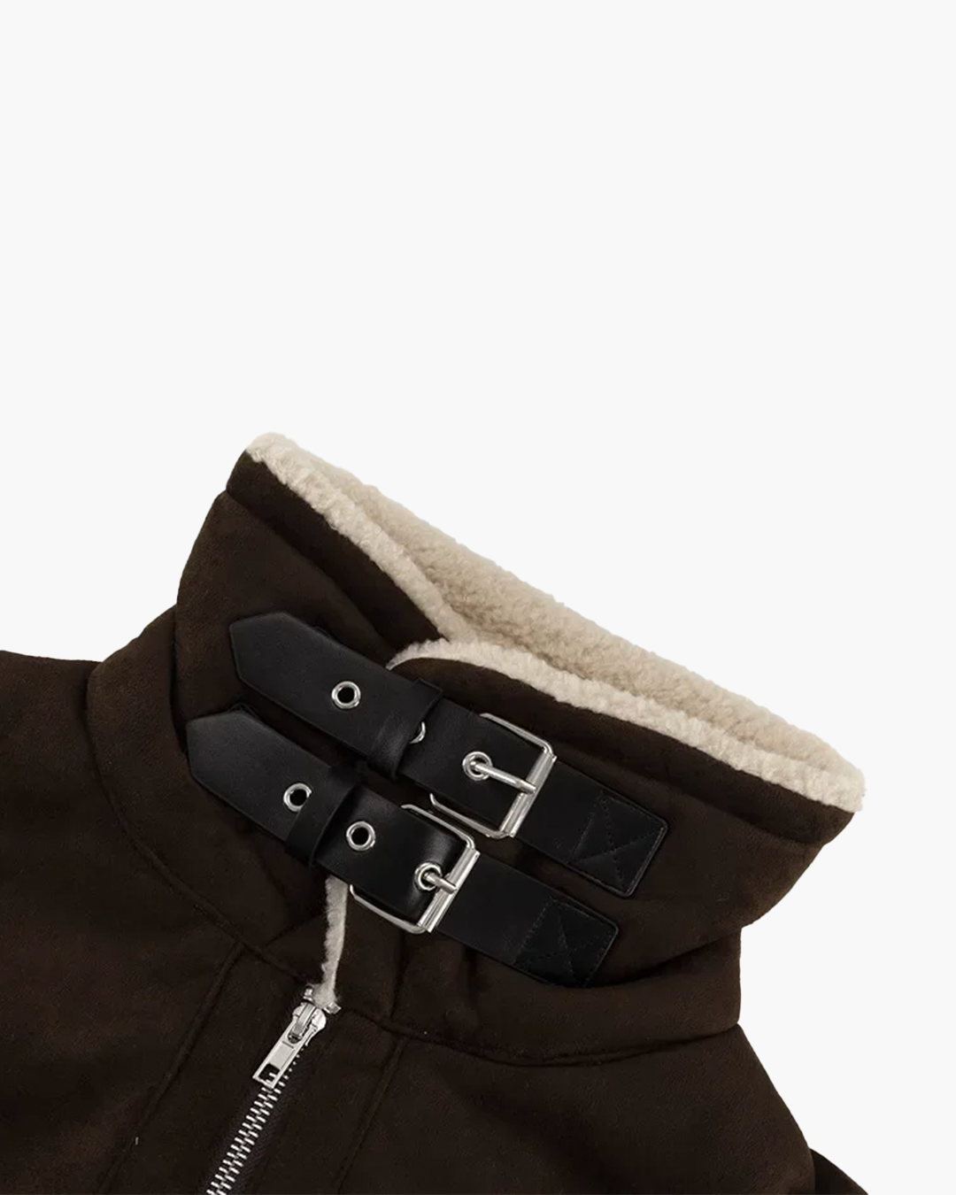 Luna Suede Shearling Jacket