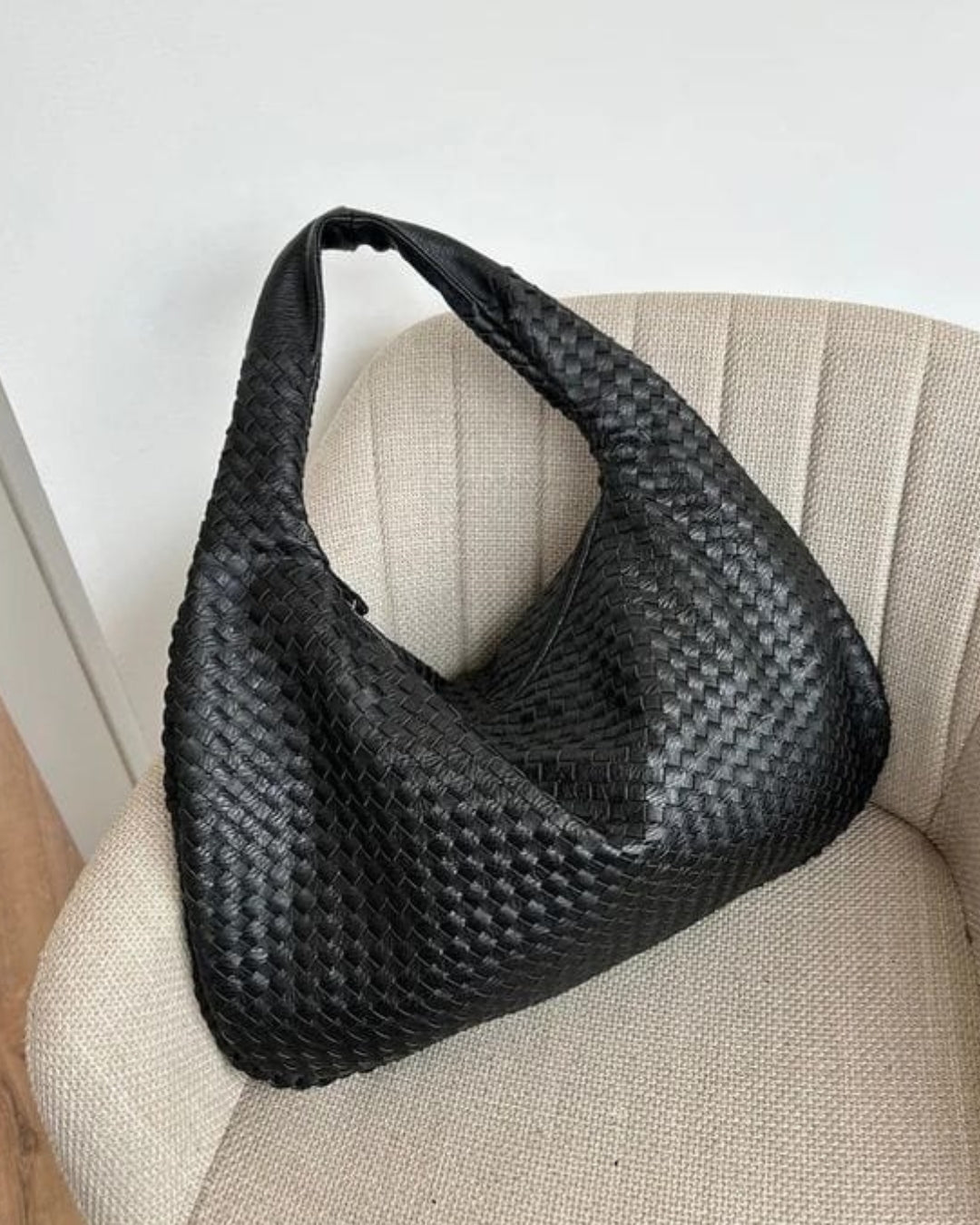 Sophia Woven Bag - Black