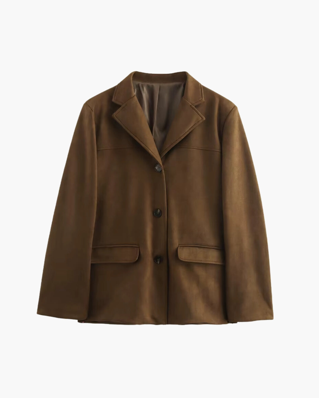 Blazer en daim Elena