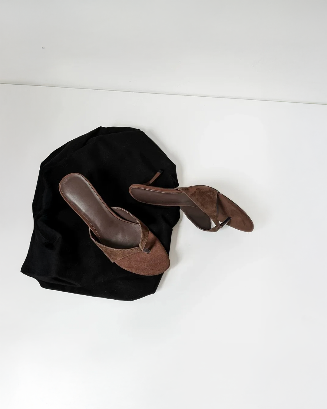 Maison Aurelle Suede Heels