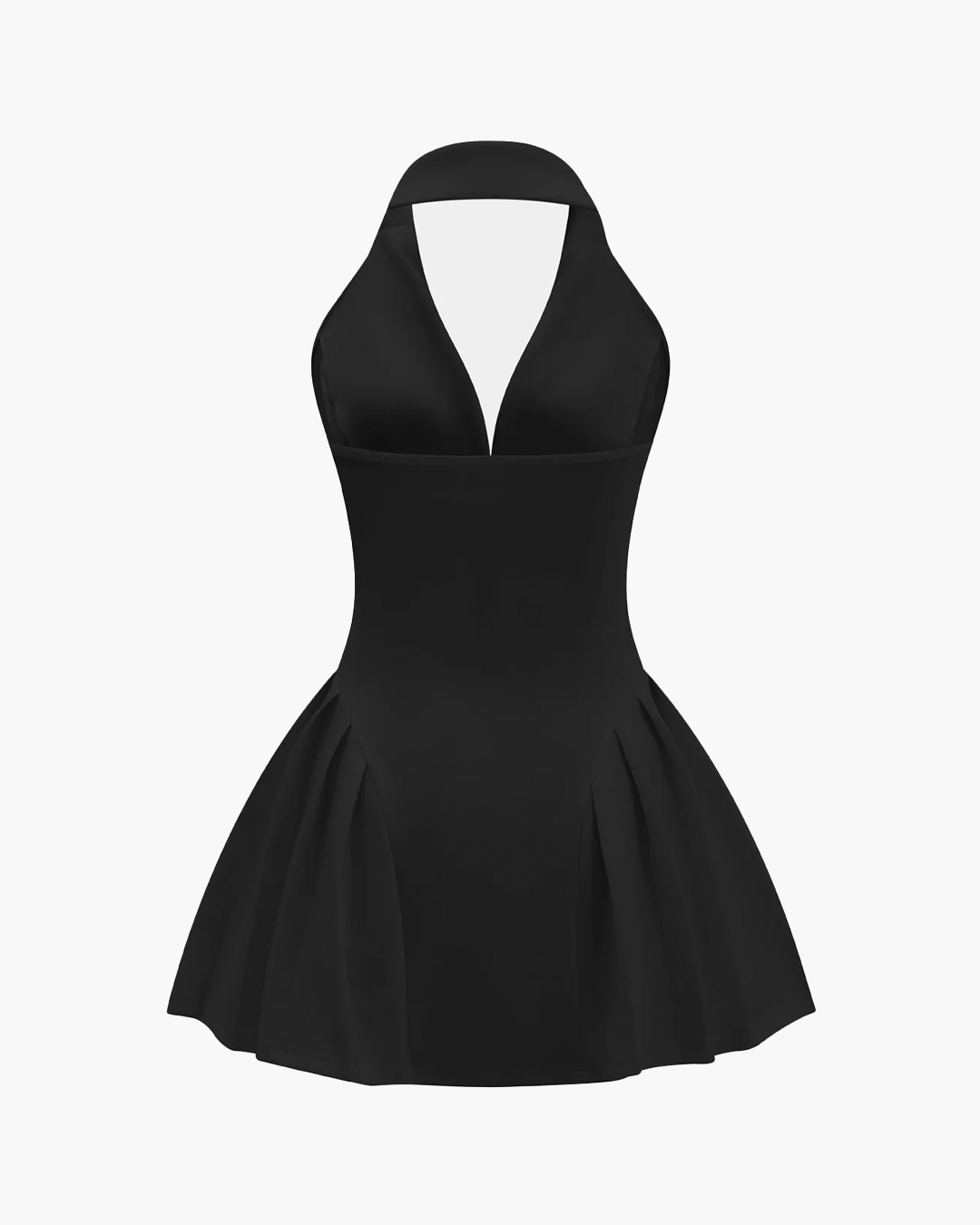 Elise Halter Ruffle Dress