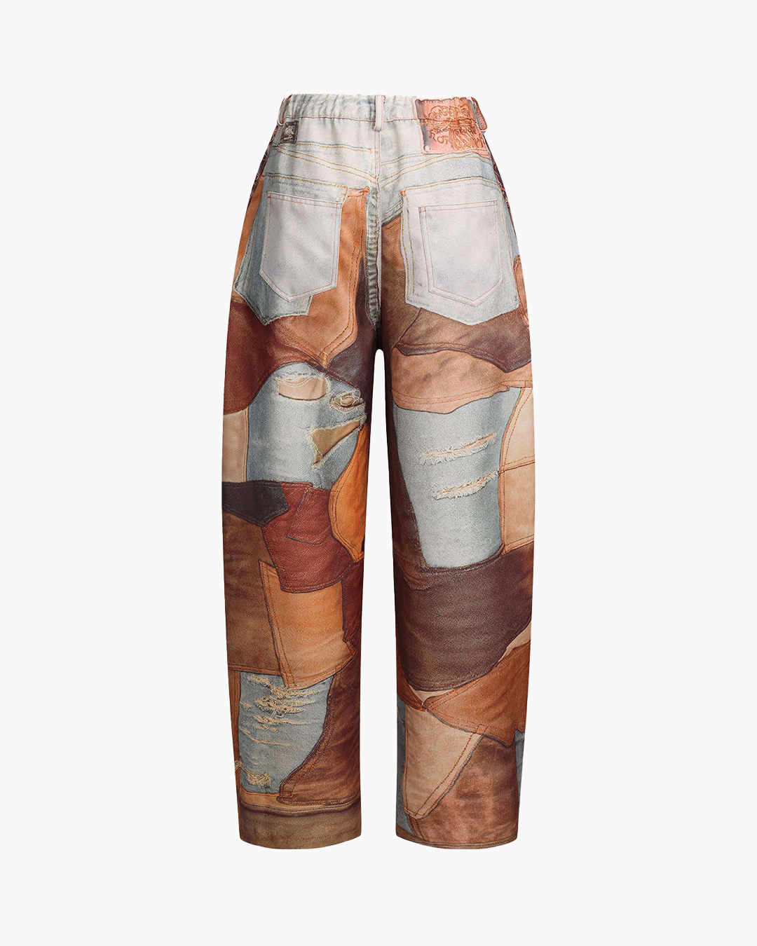 Nora - Pantalon large à boutons