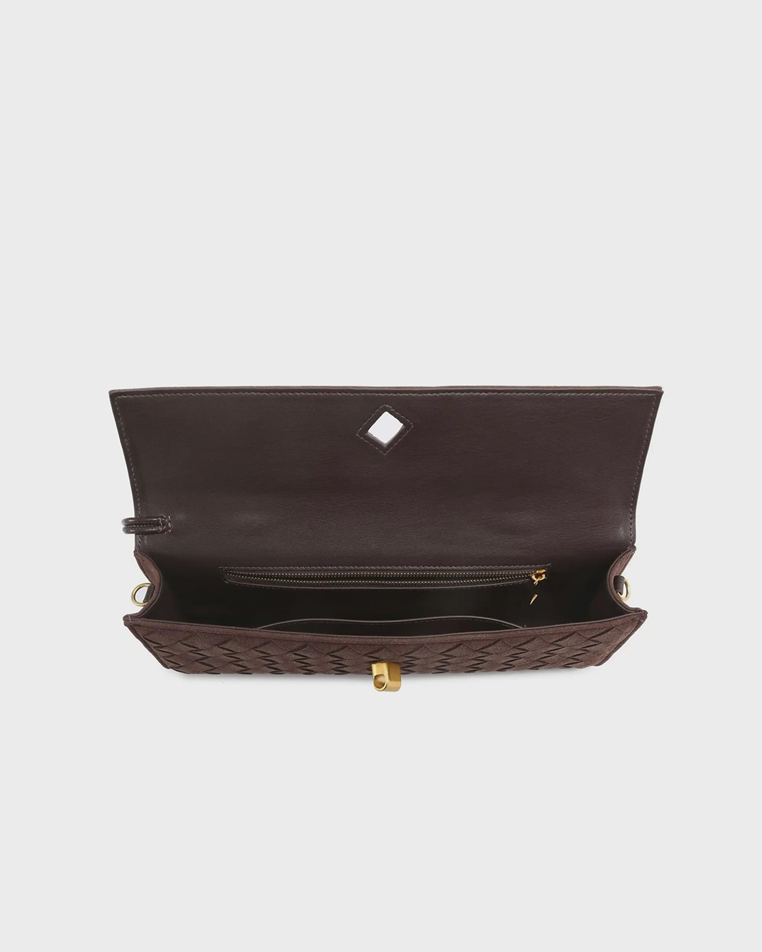Amara Suede Clutch Bag