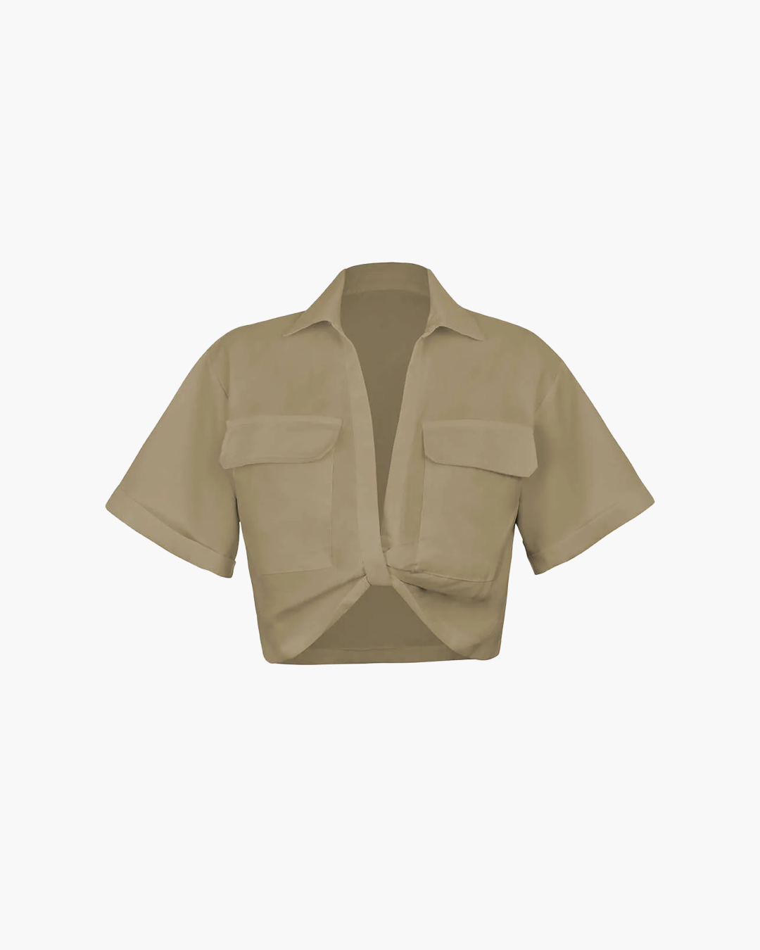 Tess - Chemise basique à poches torsadées