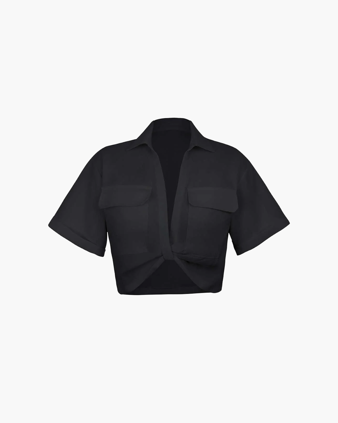 Tess - Chemise basique à poches torsadées