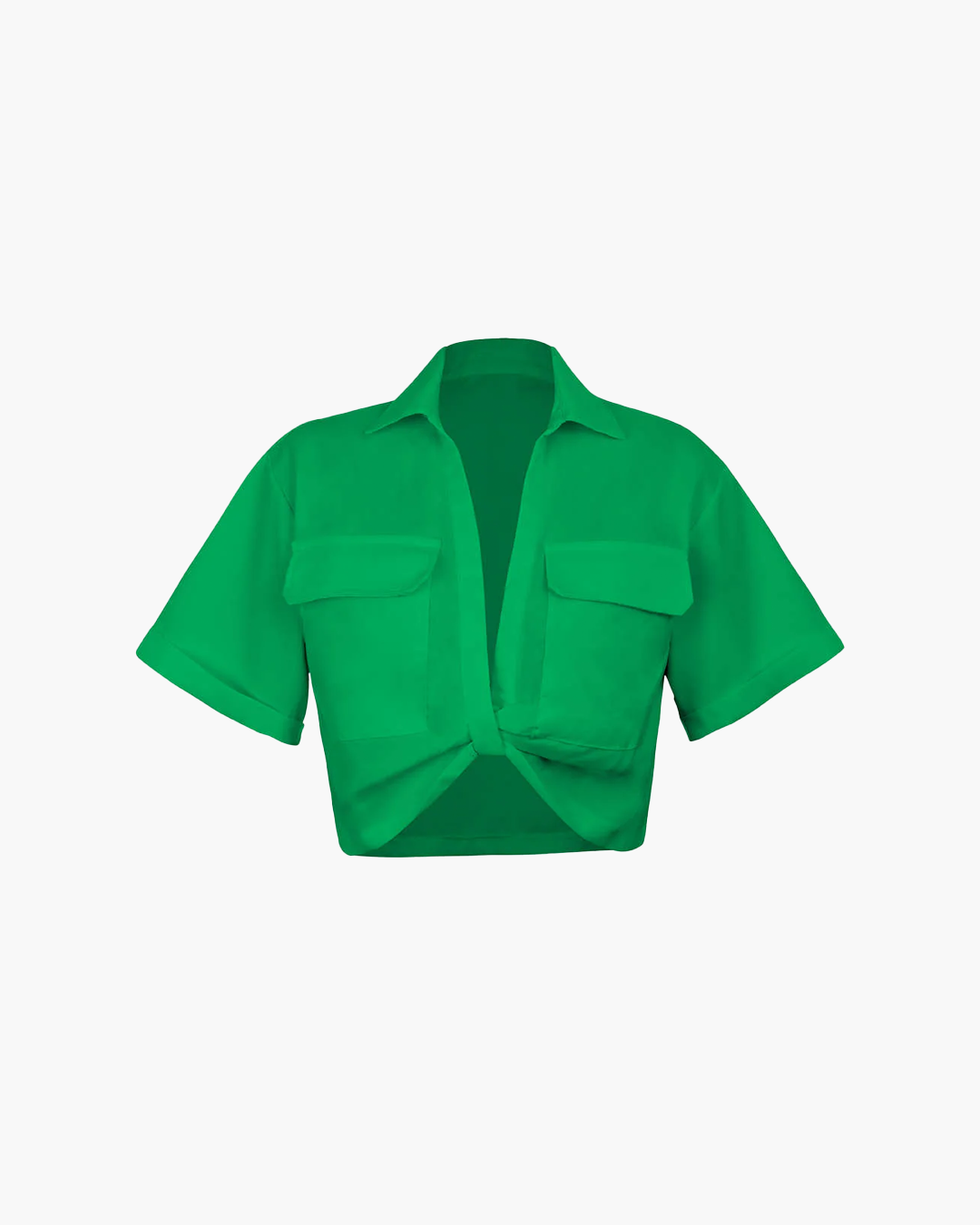 Tess - Chemise basique à poches torsadées