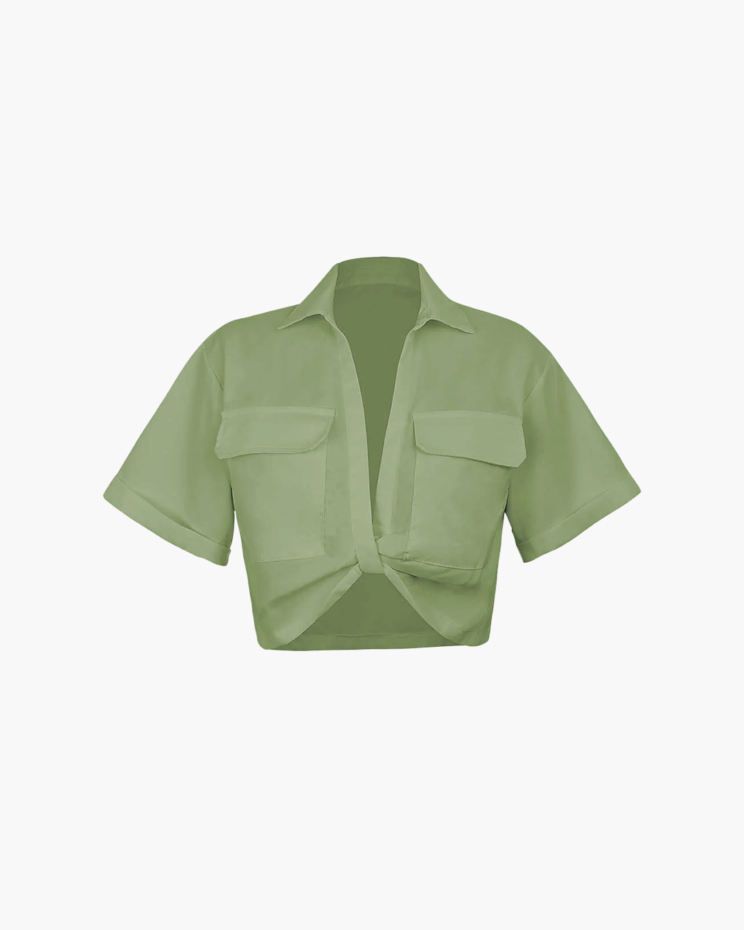 Tess - Chemise basique à poches torsadées