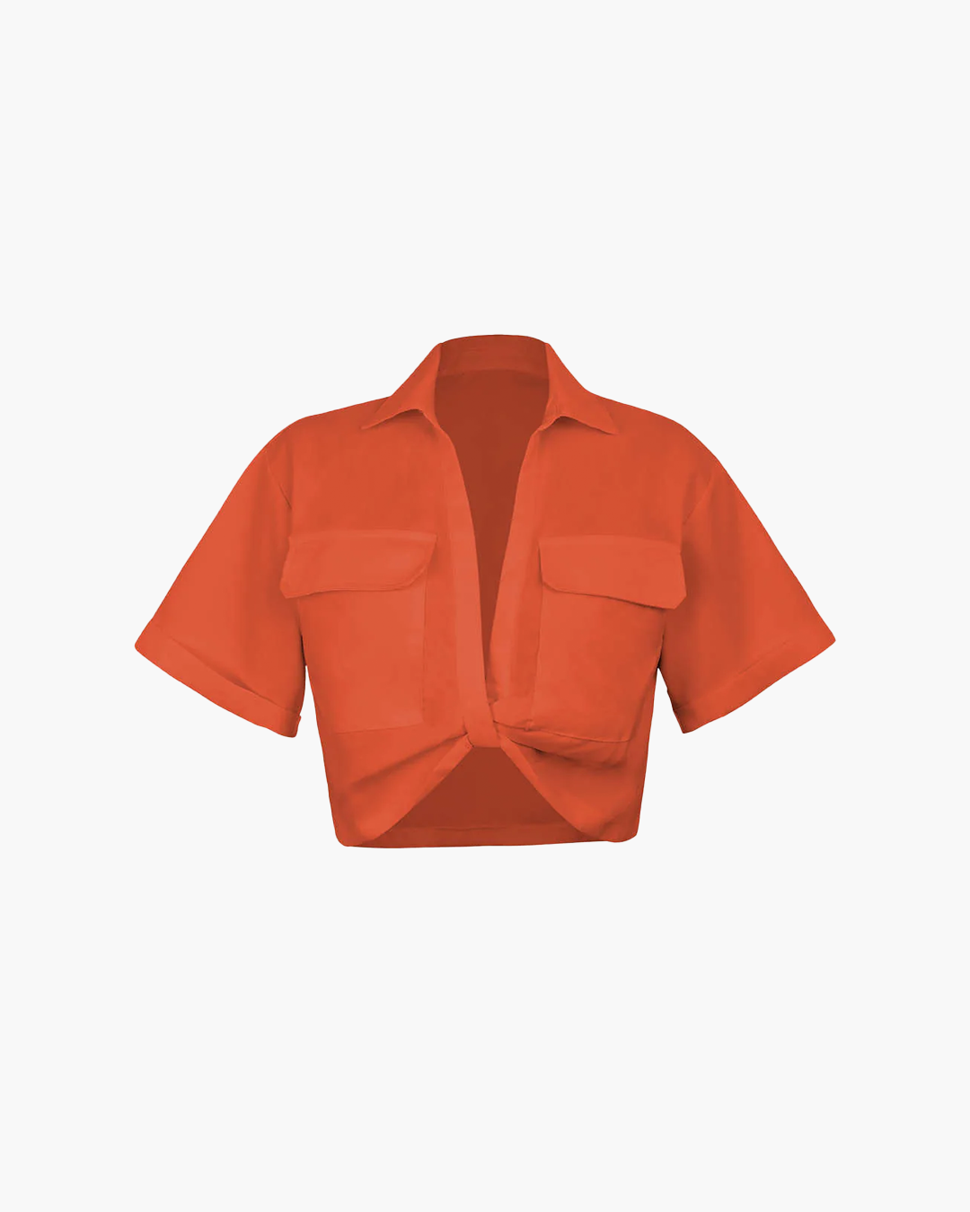 Tess - Chemise basique à poches torsadées