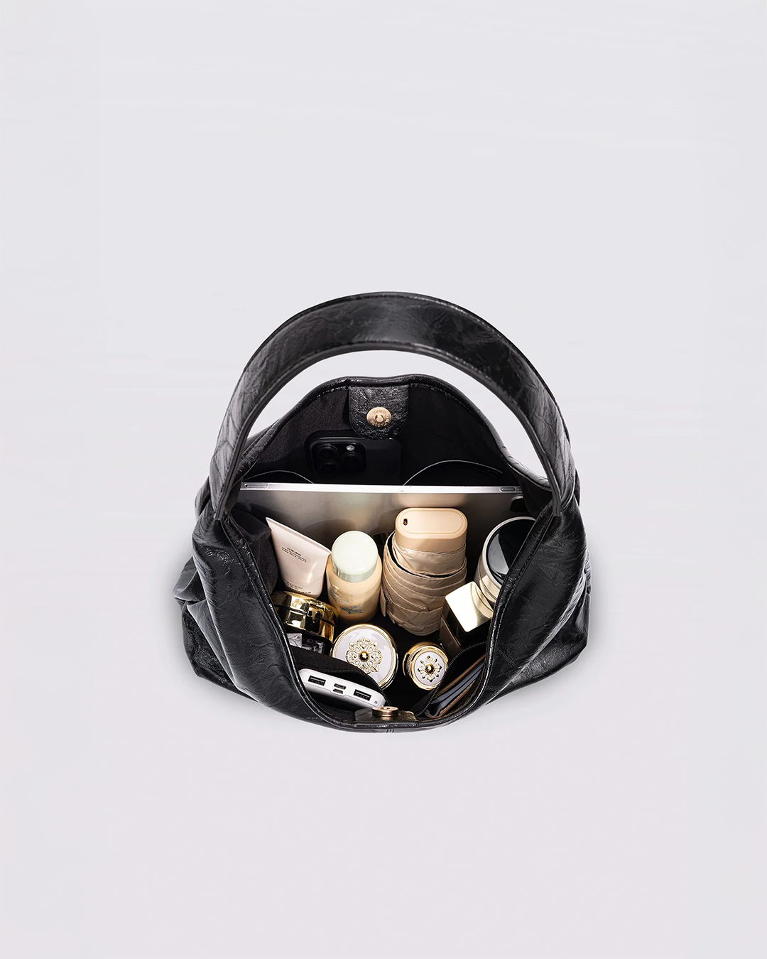 Ellipse Leather Tote Bag