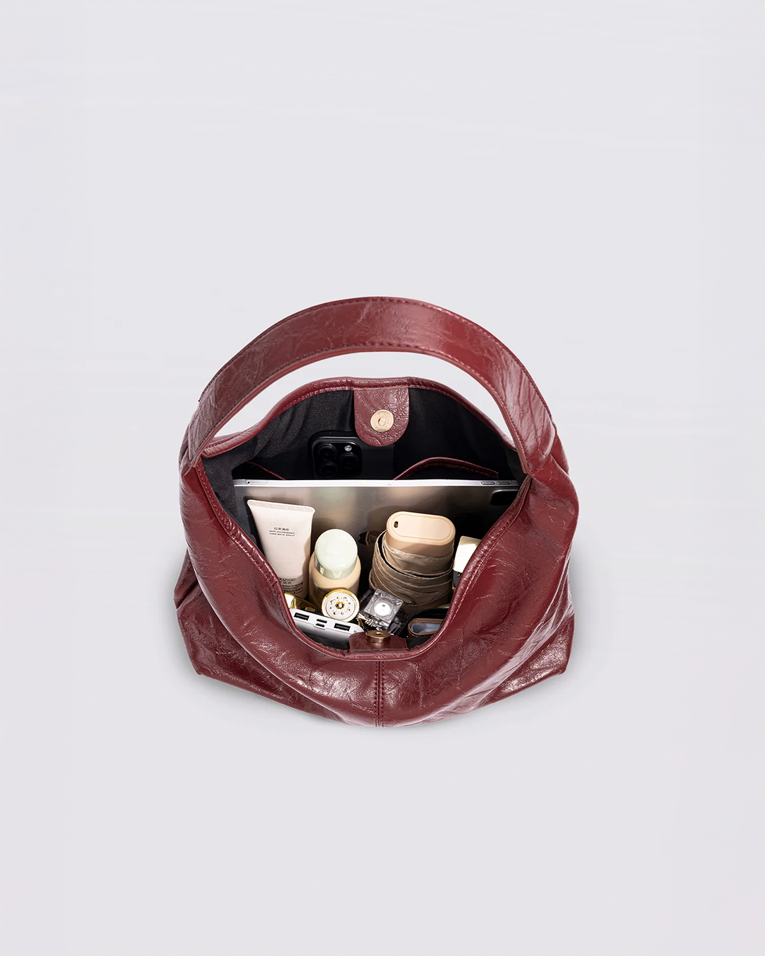 Ellipse Leather Tote Bag