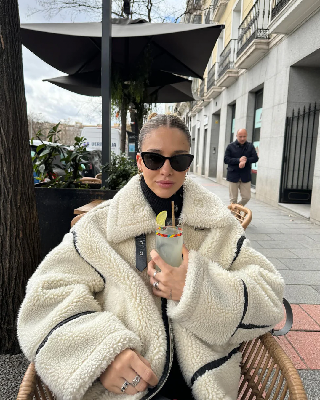 Manteau en peau de mouton Montebello