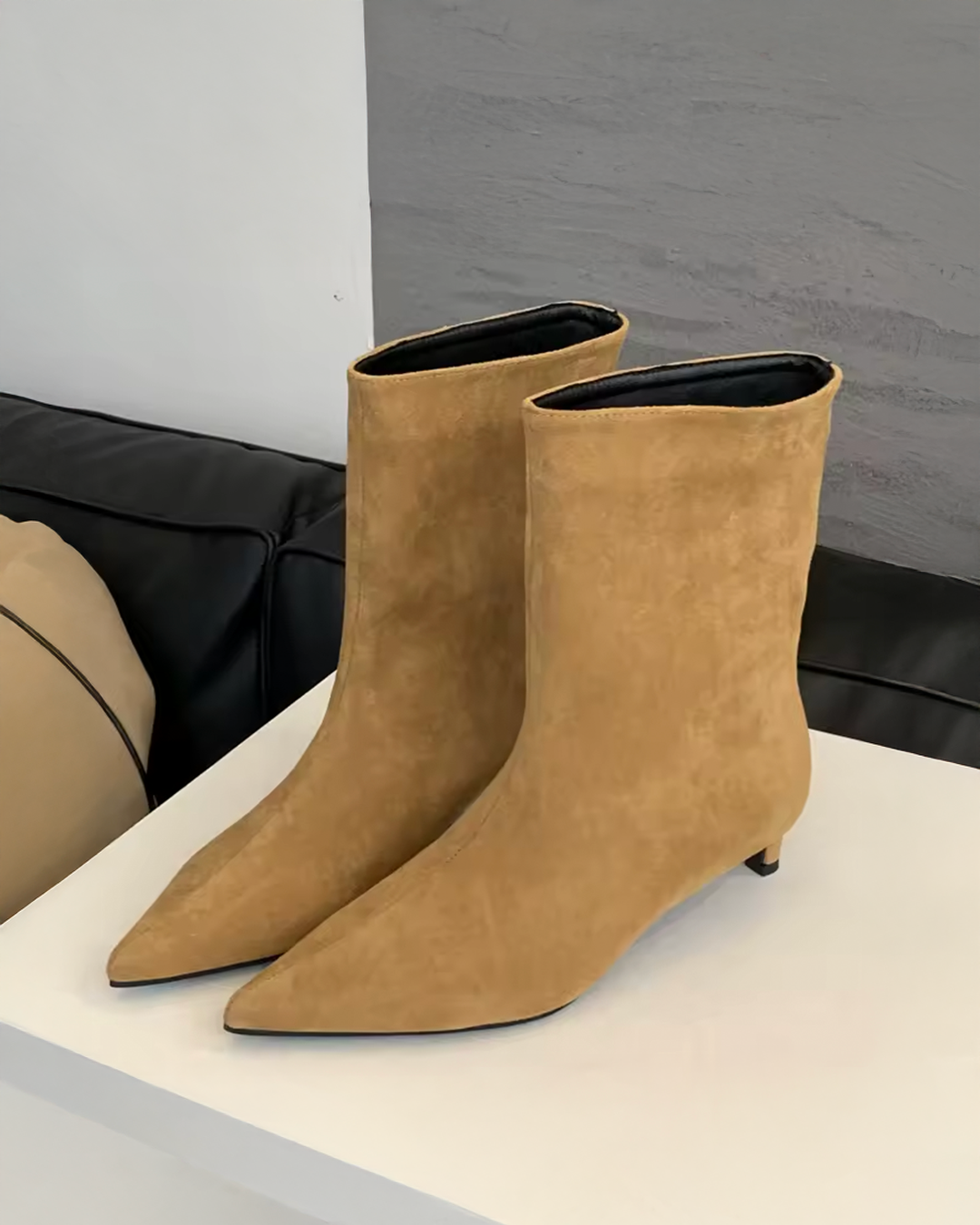 Montrève Suede Heeled Boots