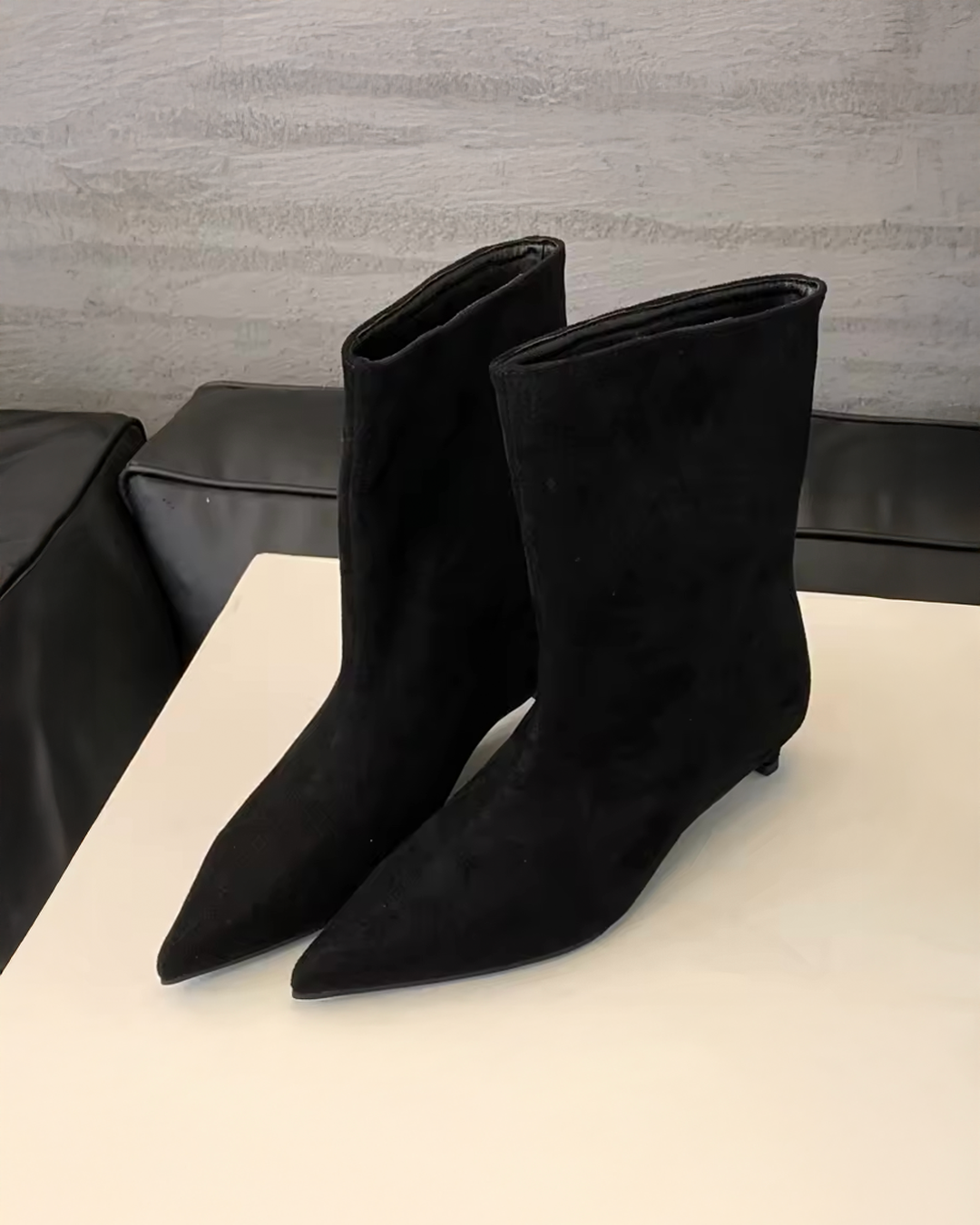 Montrève Suede Heeled Boots