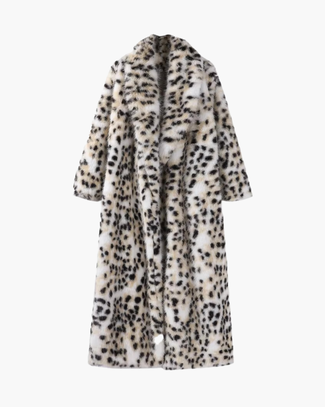 Manteau en fausse fourrure léopard Nova