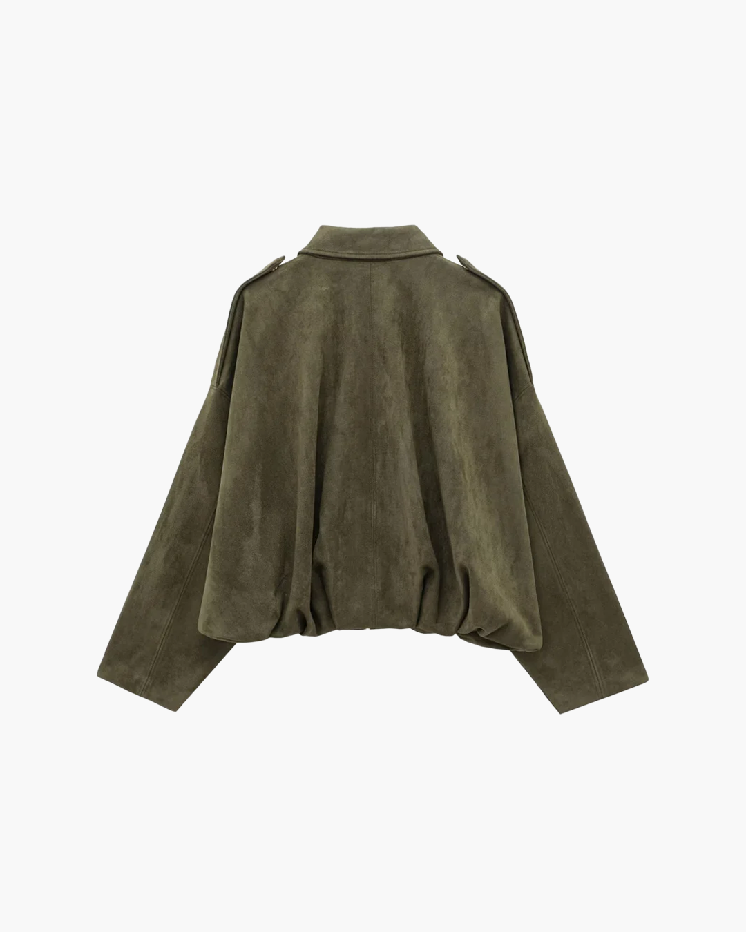 Noa Suede Bomber Jacket