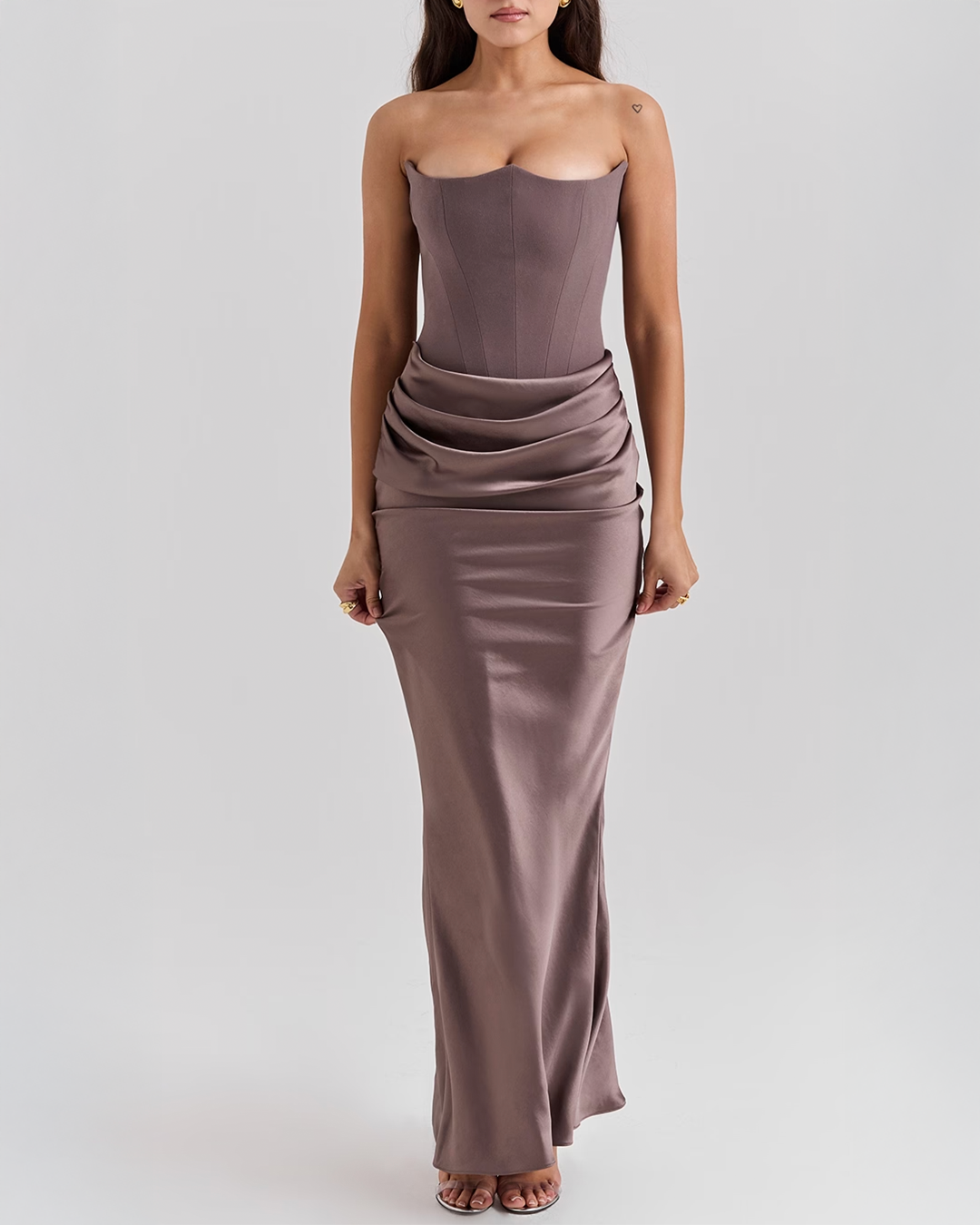 Scarlet Embrace Maxi Dress