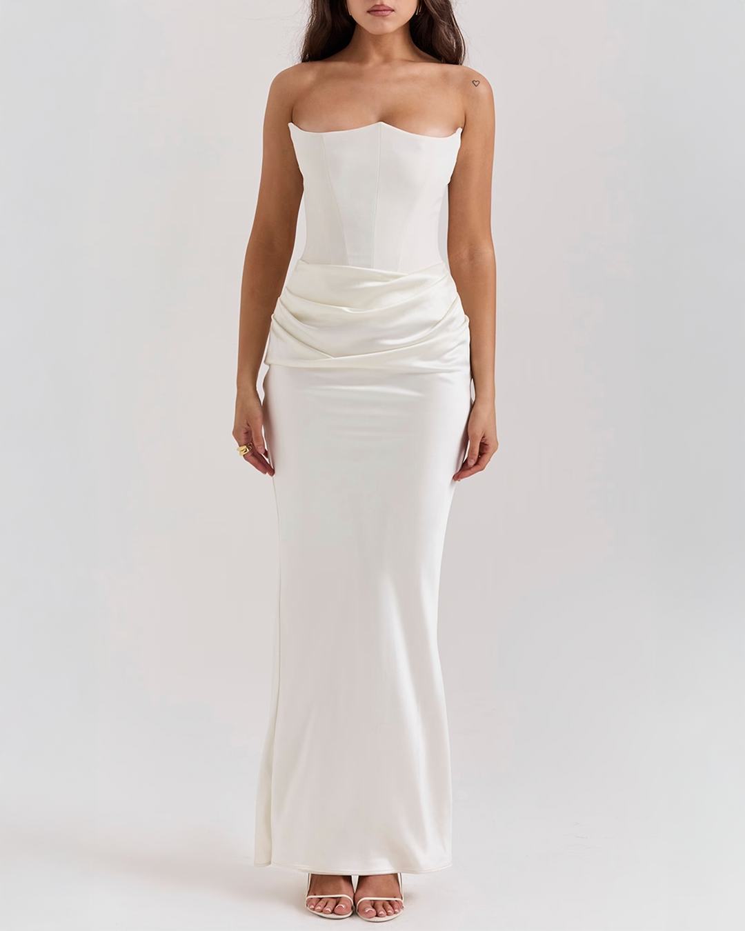 Scarlet Embrace Maxi Dress