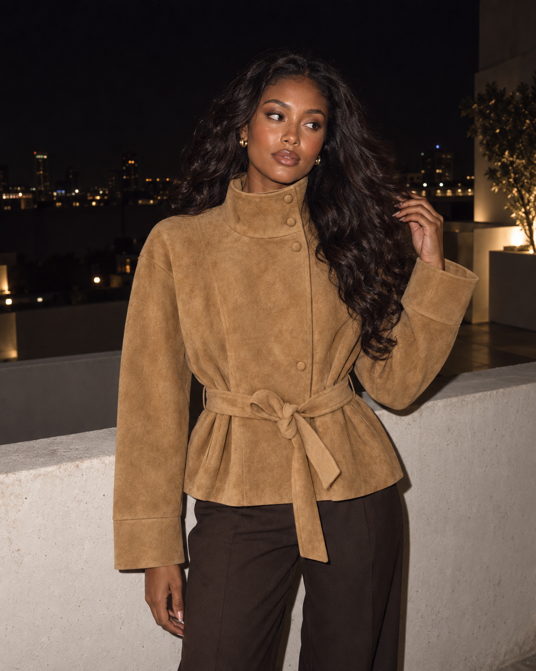 Nikki French Suede Jacket