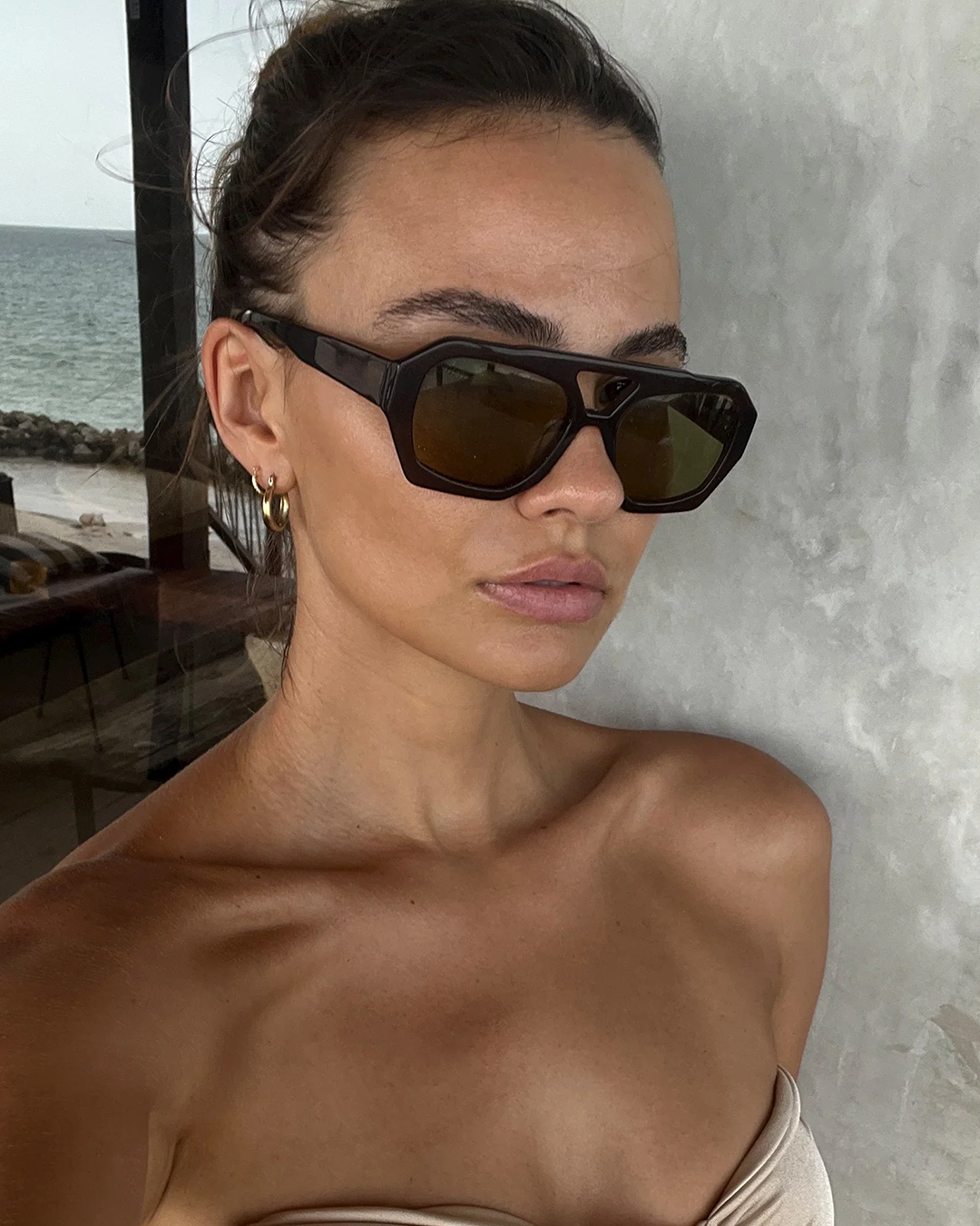 Suki Sunglasses - Coco/Khaki