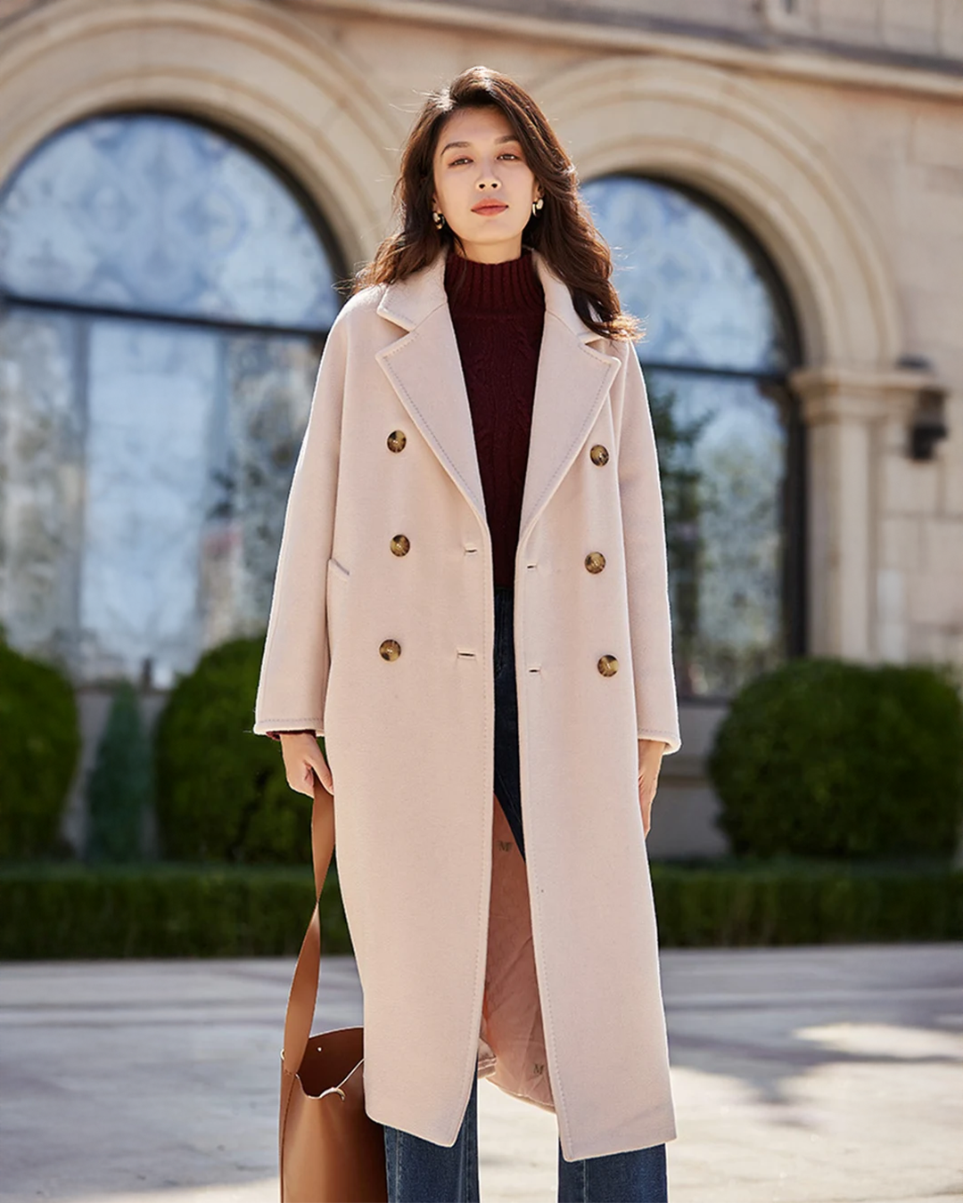Trench-coat en laine Eria