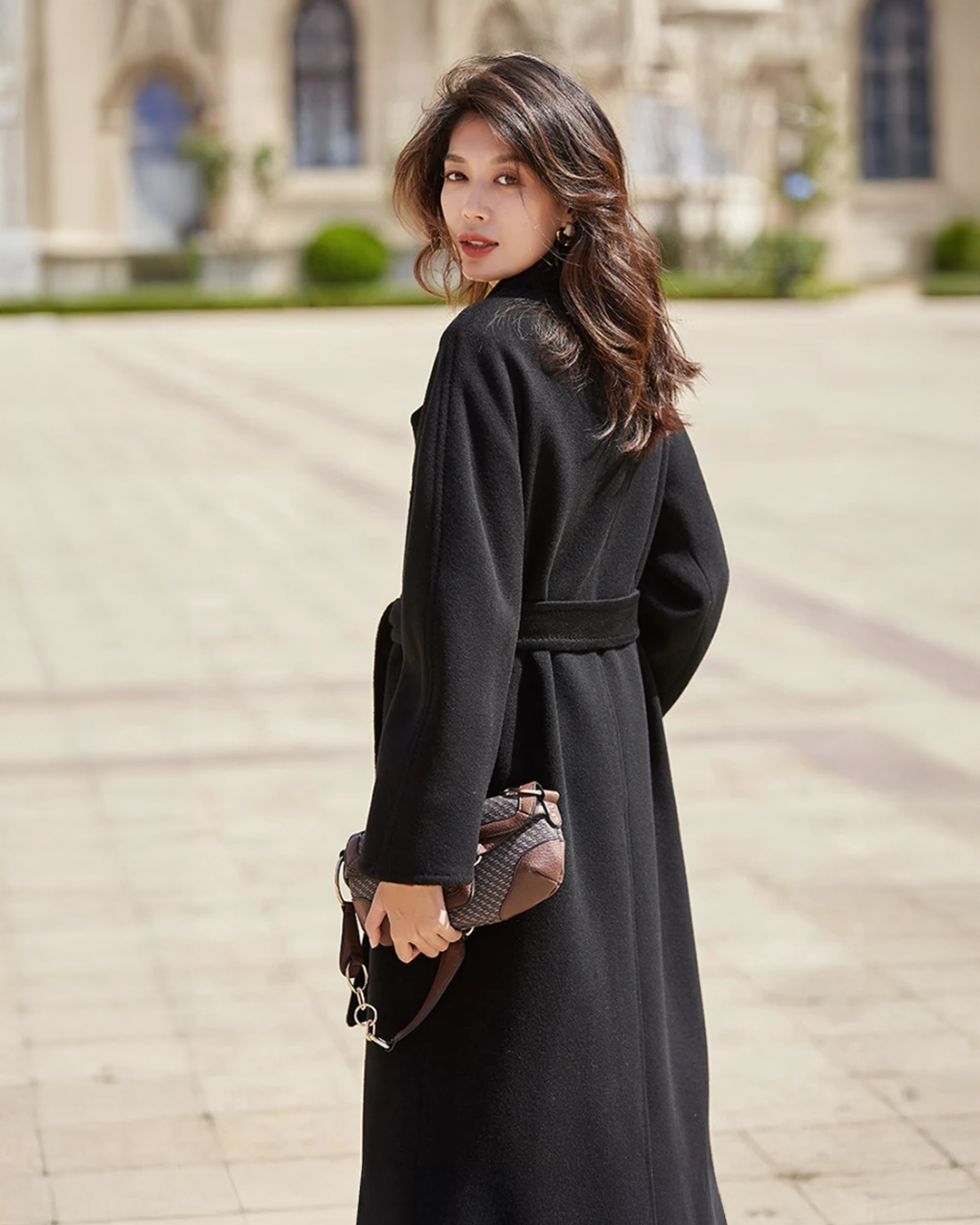 Trench-coat en laine Eria