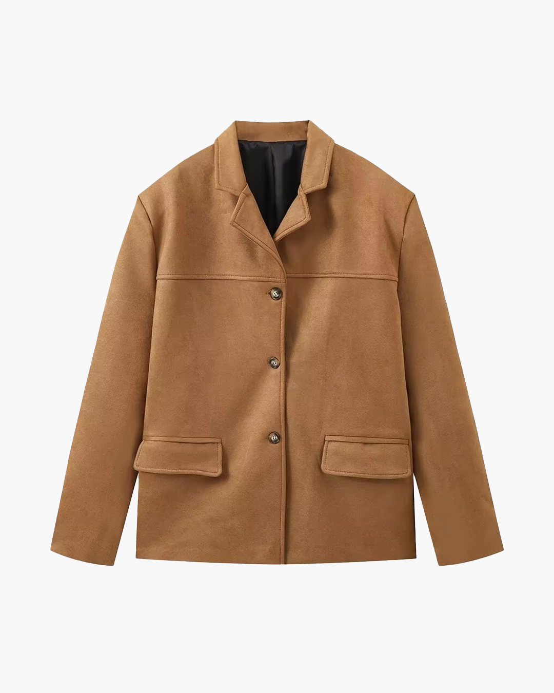Blazer en daim Elena