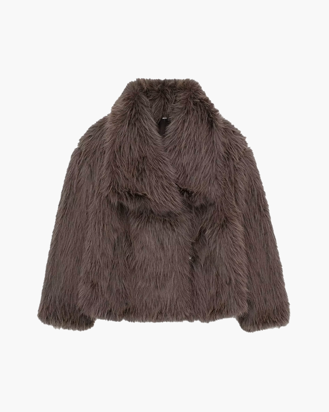 Veste en fausse fourrure du Nord