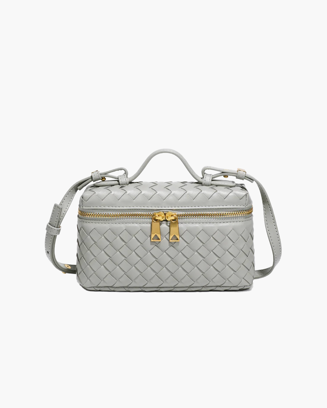 Lana Woven Bag - Gray