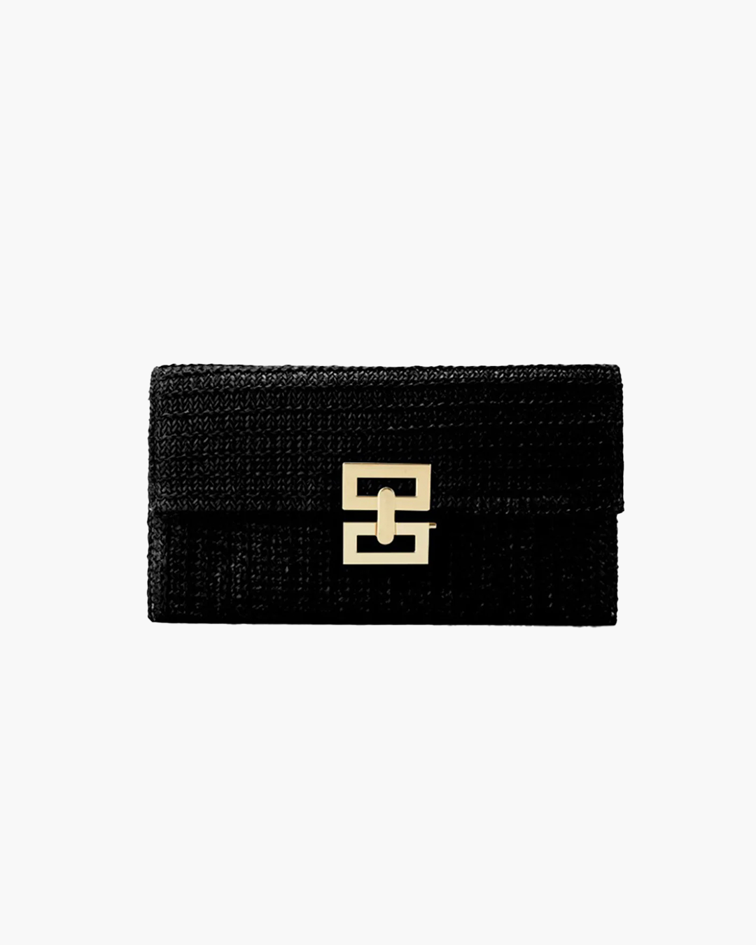 Raffia Weave Clutch Bag