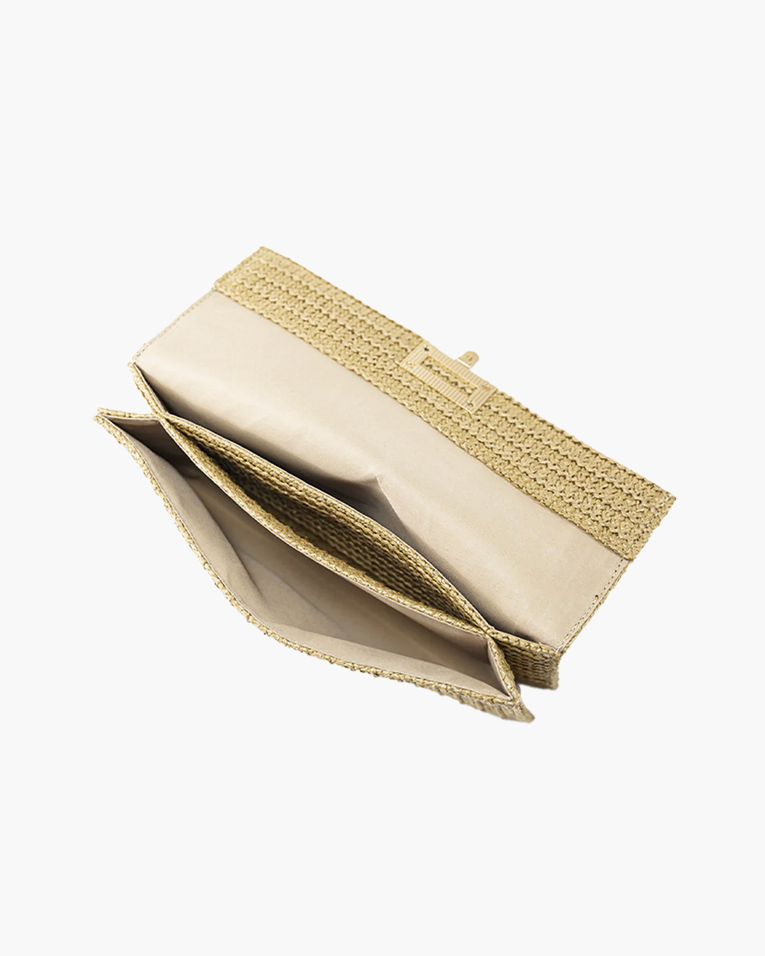 Raffia Weave Clutch Bag