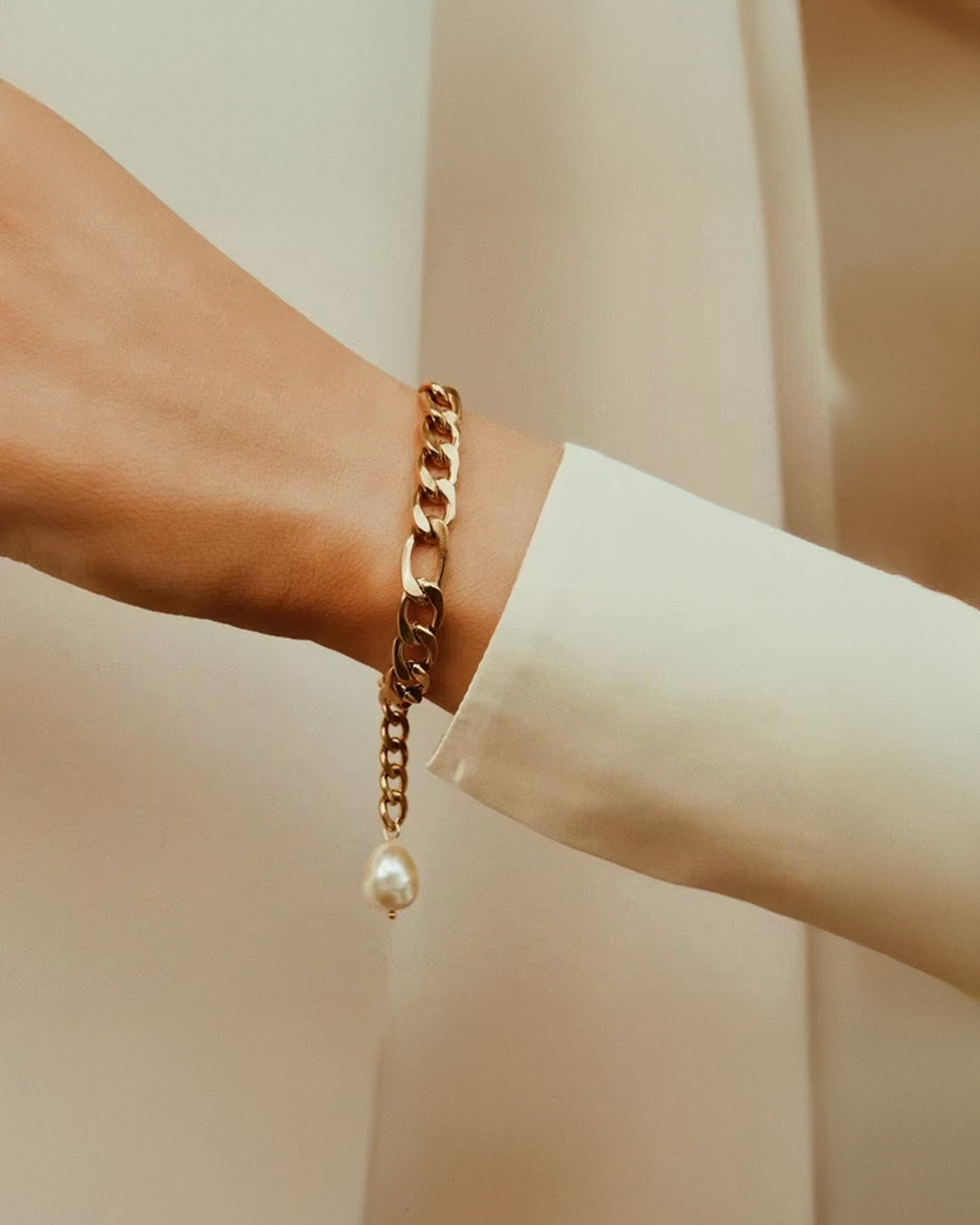 Freshwater Pearl Bracelet Stainless Steel