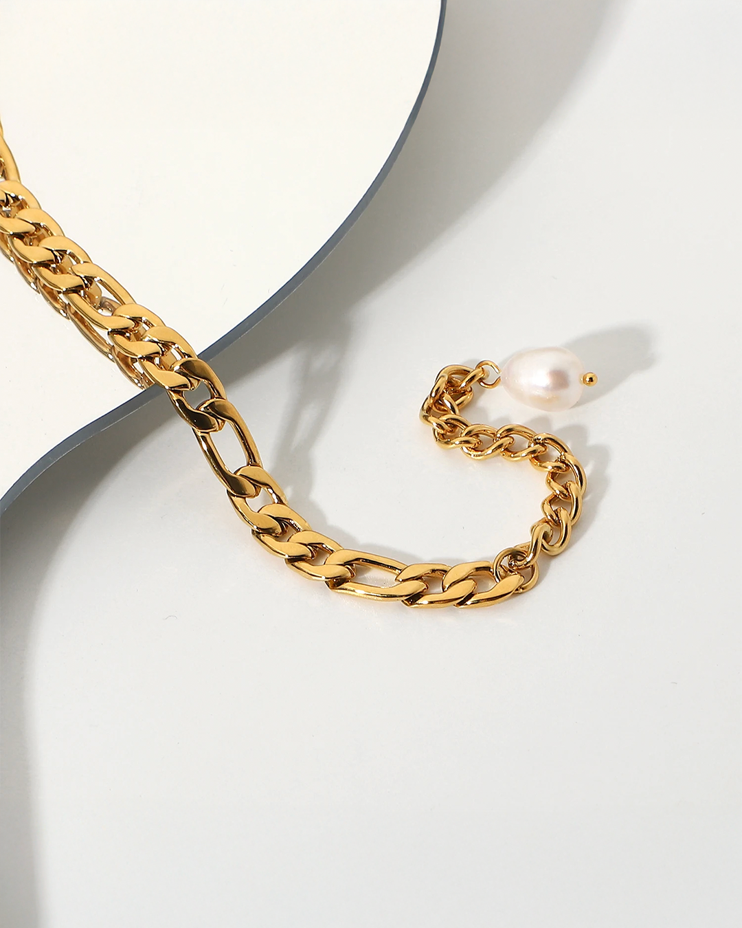Freshwater Pearl Bracelet Stainless Steel