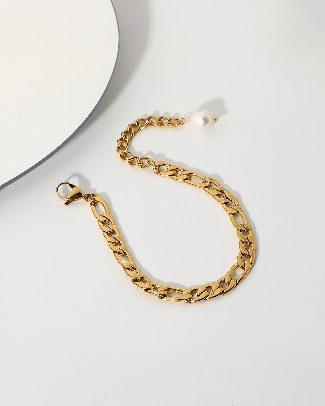 Freshwater Pearl Bracelet Stainless Steel