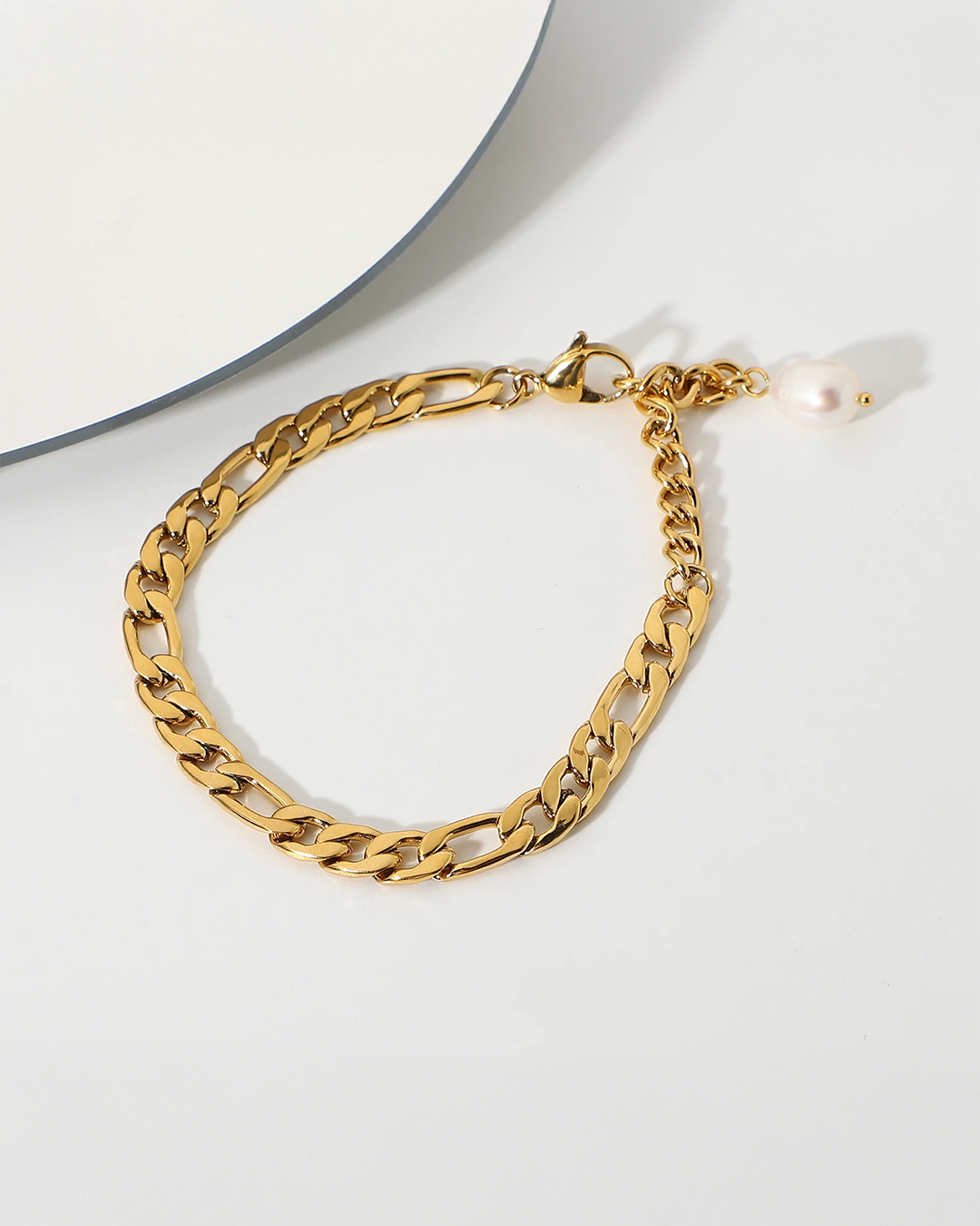 Freshwater Pearl Bracelet Stainless Steel