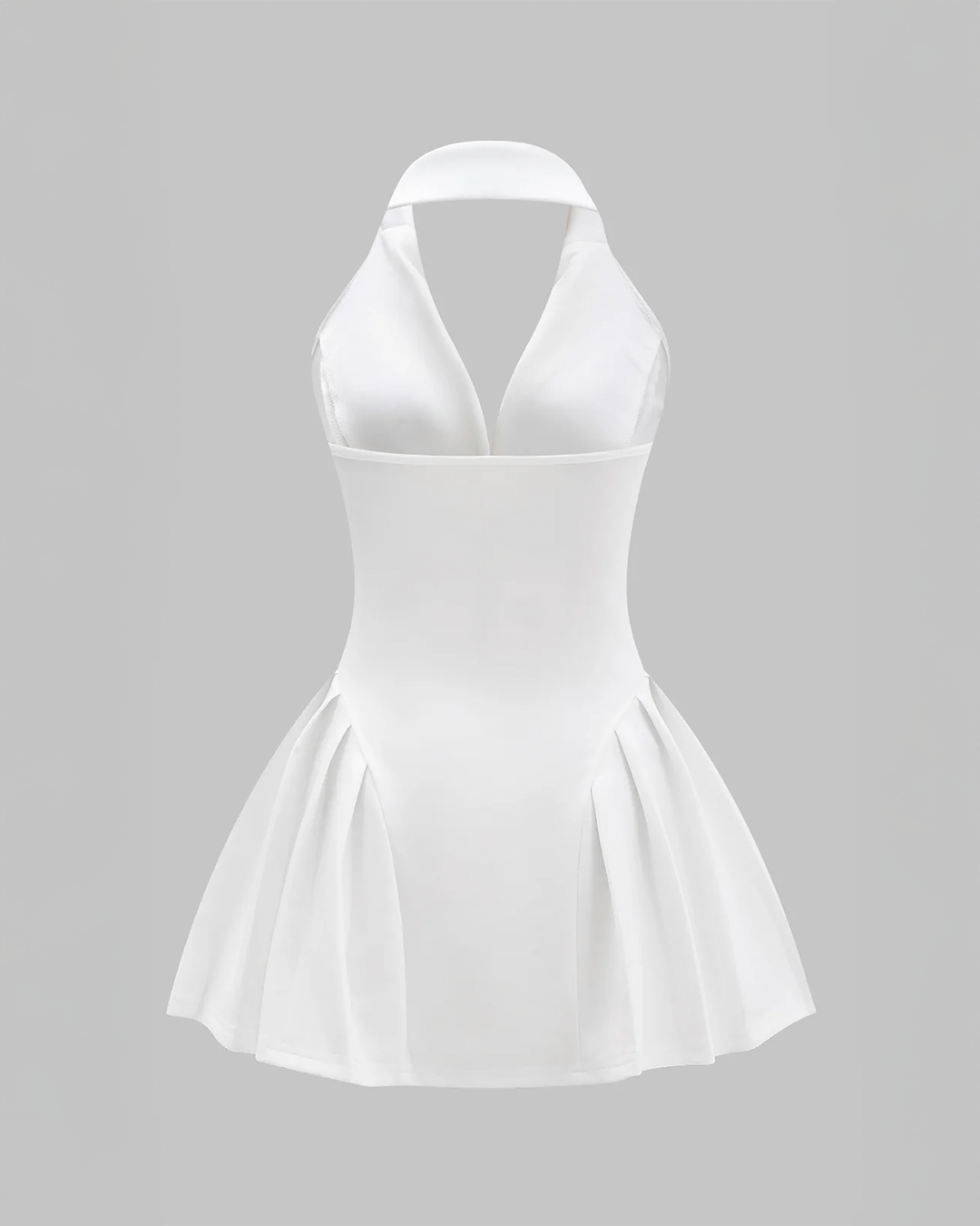 Elise Halter Ruffle Dress