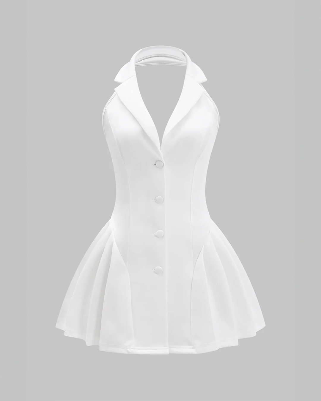Elise Halter Ruffle Dress