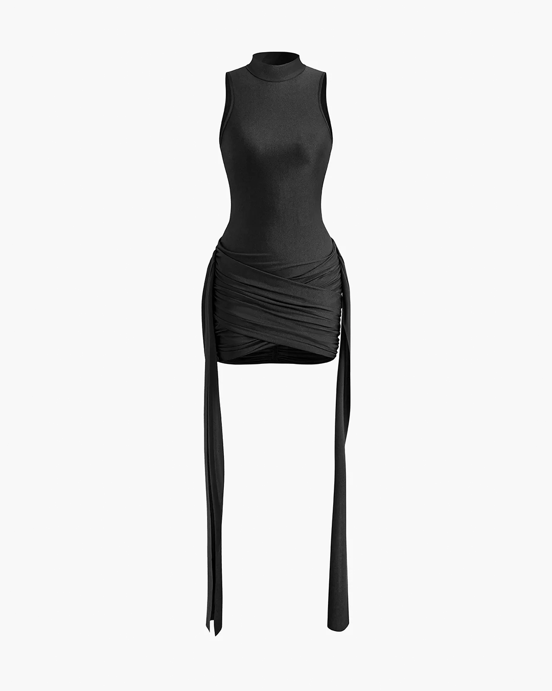 Zana Neck Sleeveless Mini Dress