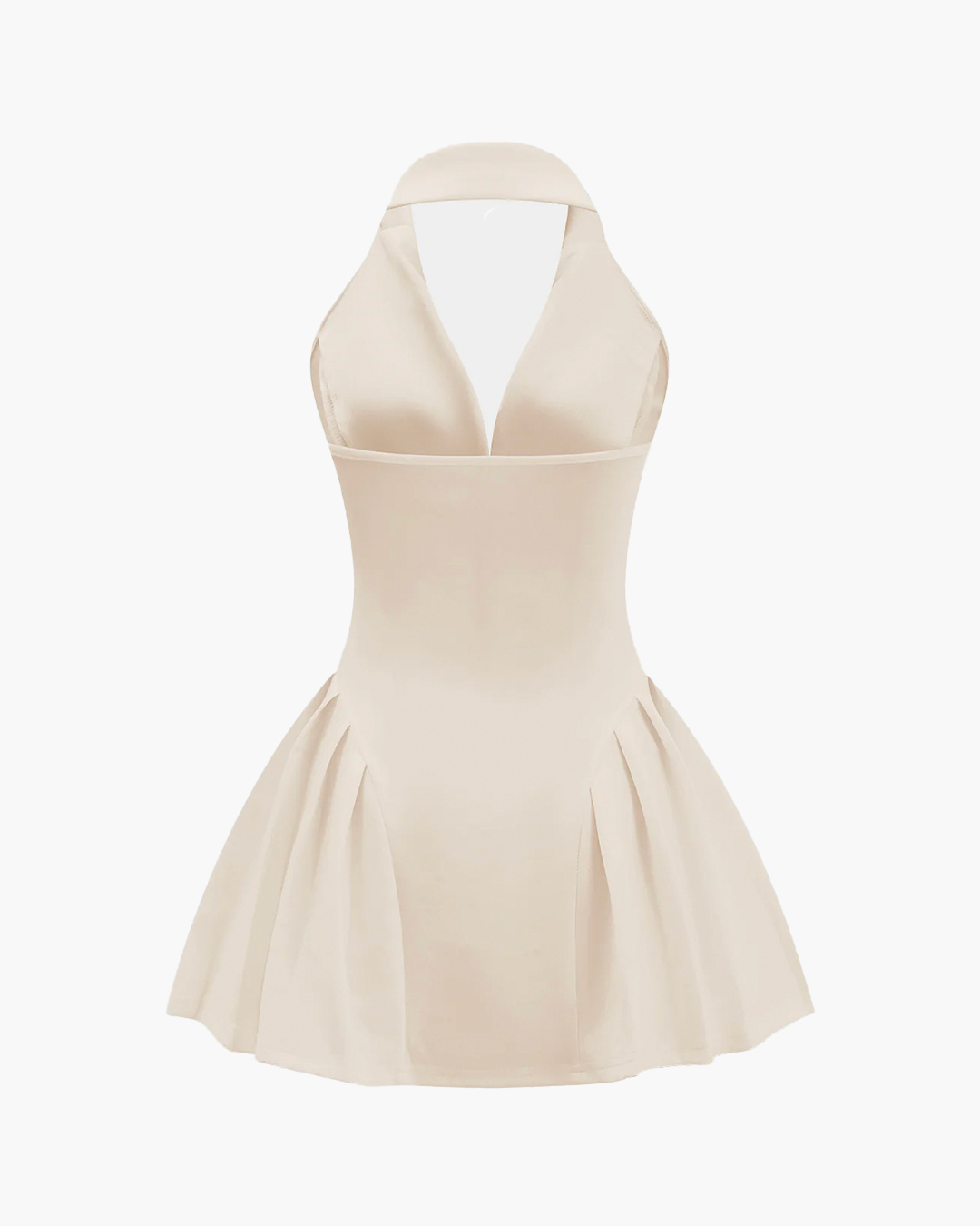 Elise Halter Ruffle Dress