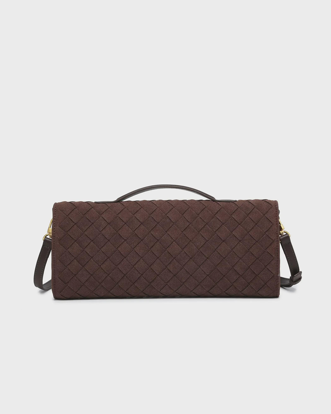 Amara Suede Clutch Bag