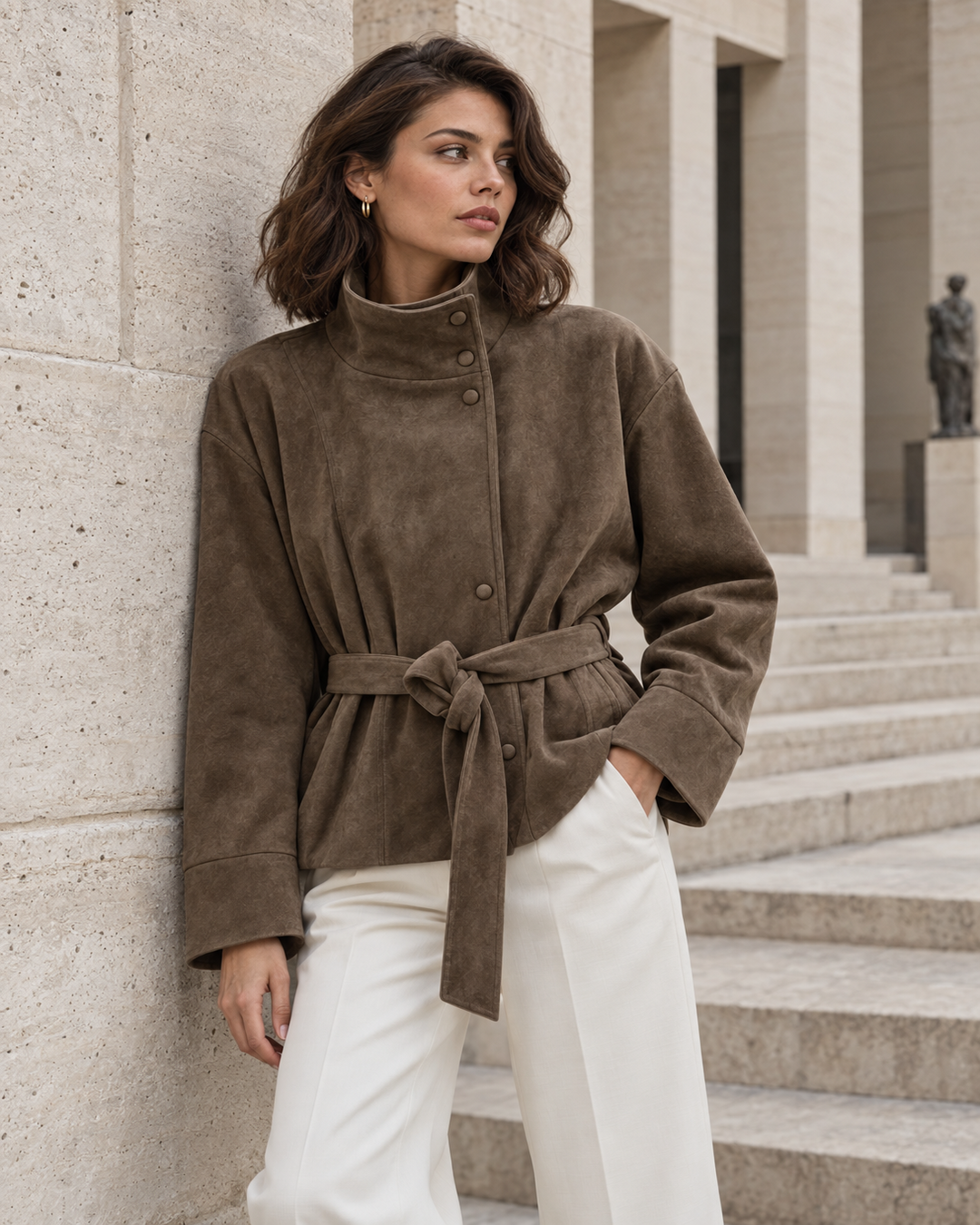 Nikki French Suede Jacket