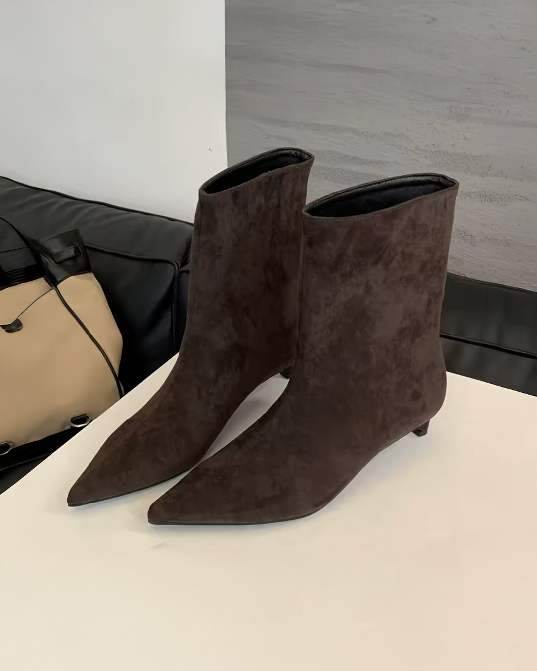 Montrève Suede Heeled Boots